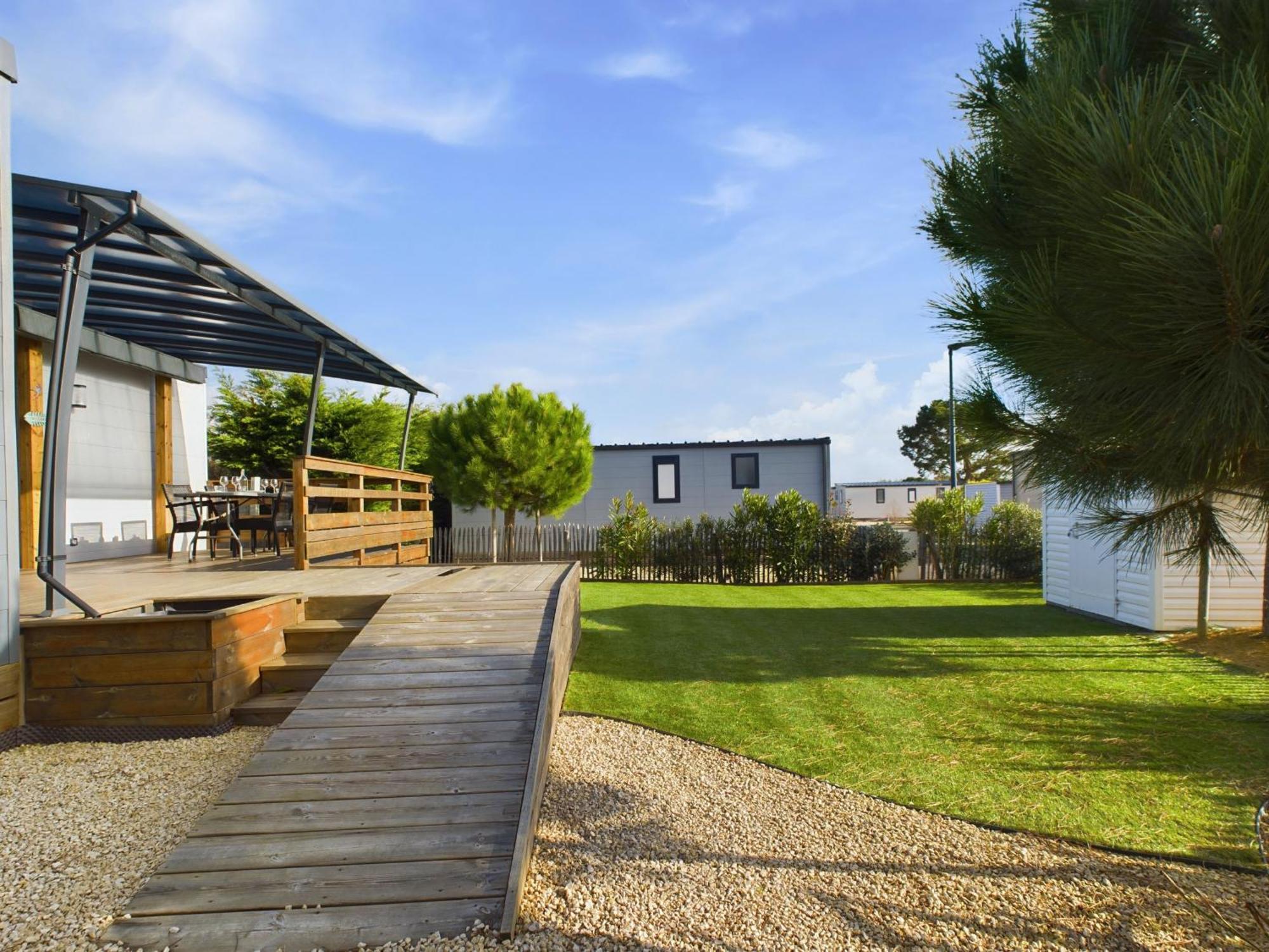 Beau Chalet Pour 4 Pers - Acces Piscine Chauffee Brétignolles-sur-Mer Εξωτερικό φωτογραφία